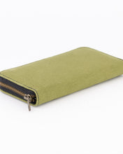 Load image into Gallery viewer, The Camps Bay Purse | Black Leather Inner and Green Canvas Outer