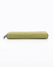 Load image into Gallery viewer, The Camps Bay Purse | Black Leather Inner and Green Canvas Outer