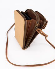 Load image into Gallery viewer, The Llandudno Leather & Canvas Shoulder-Strap Purse
