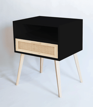 Load image into Gallery viewer, Foxtrot 1 Drawer Pedestal - Black