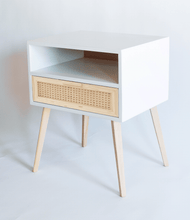 Load image into Gallery viewer, Foxtrot 1 Drawer Pedestal - White