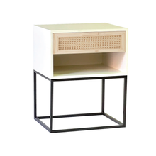 Load image into Gallery viewer, Foxtrot 1 Drawer with Steel Base Pedestal