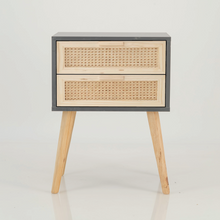 Load image into Gallery viewer, Romeo 2 Drawer Pedestal - Grey