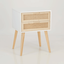 Load image into Gallery viewer, Romeo 2 Drawer Pedestal - White