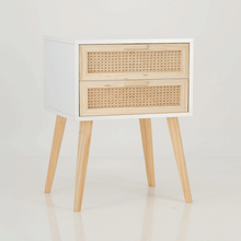 Load image into Gallery viewer, Romeo 2 Drawer Pedestal - White