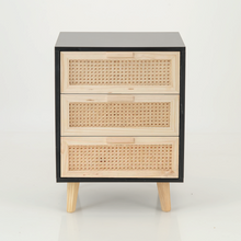 Load image into Gallery viewer, Romeo 3 Drawer Pedestal - Black