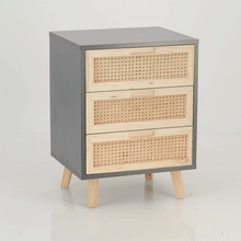 Load image into Gallery viewer, Romeo 3 Drawer Pedestal - Grey