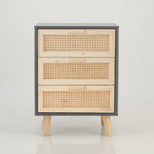 Load image into Gallery viewer, Romeo 3 Drawer Pedestal - Grey