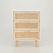 Load image into Gallery viewer, Romeo 3 Drawer Pedestal - White