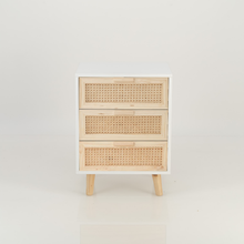 Load image into Gallery viewer, Romeo 3 Drawer Pedestal - White