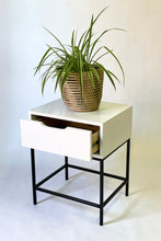 Load image into Gallery viewer, El Capitan Side Table One Drawer With Cutout Handles