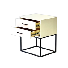 Load image into Gallery viewer, Kilimanjaro Side Table Two Drawer - Round Handles