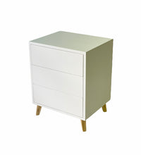Load image into Gallery viewer, Dudula Three Drawer Side Table White