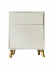 Load image into Gallery viewer, Dudula Three Drawer Side Table White