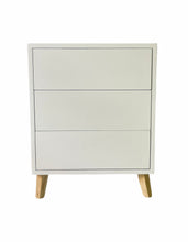 Load image into Gallery viewer, Dudula Three Drawer Side Table White