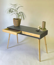 Load image into Gallery viewer, Fihlo Two Pine Drawers Desk