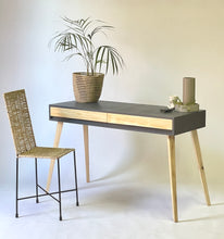 Load image into Gallery viewer, Fihlo Two Pine Drawers Desk