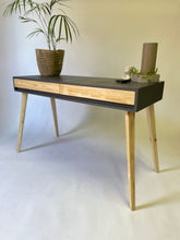 Load image into Gallery viewer, Fihlo Two Pine Drawers Desk