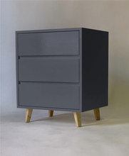 Load image into Gallery viewer, Fihlo Three Drawer Side Table - Grey