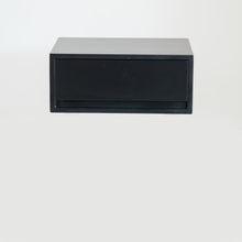 Load image into Gallery viewer, Fihlo Black One Drawer Floating Side Table