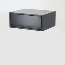 Load image into Gallery viewer, Fihlo Black One Drawer Floating Side Table