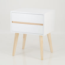 Load image into Gallery viewer, Fihlo Two Drawer Side Table - White