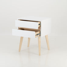 Load image into Gallery viewer, Fihlo Two Drawer Side Table - White