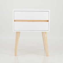 Load image into Gallery viewer, Fihlo Two Drawer Side Table - White