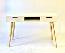Load image into Gallery viewer, Secaleni Two Drawer Desk With Shelf