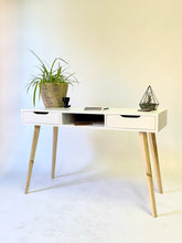 Load image into Gallery viewer, Secaleni Two Drawer Desk With Shelf