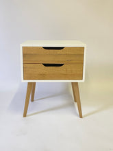 Load image into Gallery viewer, Secaleni Oak Two Drawer Side Table