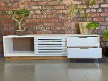 Load image into Gallery viewer, Secaleni TV Stand With Sliding Door