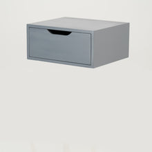 Load image into Gallery viewer, Secaleni Grey Floating Side Table Single Drawer