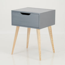 Load image into Gallery viewer, Secaleni Grey Side Table Single Drawer