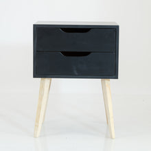 Load image into Gallery viewer, Secaleni Two Drawer Side Table - Black