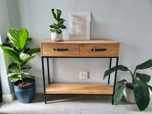 Load image into Gallery viewer, Simbi Oak Console Table