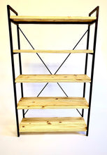 Load image into Gallery viewer, Simbi Steel X Shelf (Natural Pine)