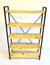 Load image into Gallery viewer, Simbi Steel X Shelf (Natural Pine)