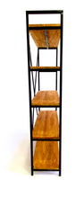 Load image into Gallery viewer, Simbi Steel X Shelf (Teak Colour)