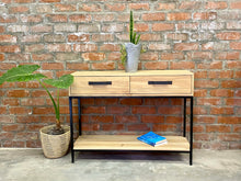 Load image into Gallery viewer, Simbi Oak Console Table
