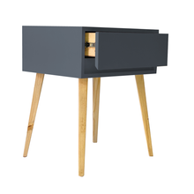 Load image into Gallery viewer, Fihlo One Drawer Side Table Grey