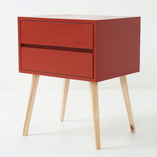 Load image into Gallery viewer, Fihlo Two Drawer Side Table - Red Oxide