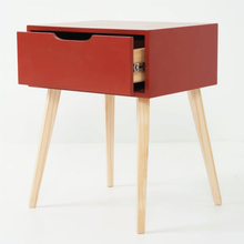 Load image into Gallery viewer, Secaleni Side Table Single Drawer - Red Oxide