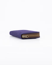 Load image into Gallery viewer, The Camps Bay Purse | Brown Leather Inner and Navy Canvas Outer
