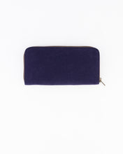 Load image into Gallery viewer, The Camps Bay Purse | Brown Leather Inner and Navy Canvas Outer
