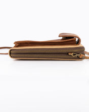 Load image into Gallery viewer, The Llandudno Leather &amp; Canvas Shoulder-Strap Purse
