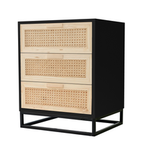 Load image into Gallery viewer, Delta 3 Drawer Pedestal - Black
