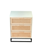 Load image into Gallery viewer, Delta 3 Drawer Pedestal - White

