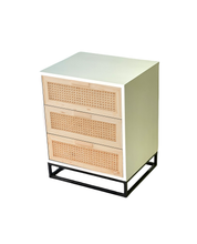 Load image into Gallery viewer, Delta 3 Drawer Pedestal - White
