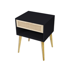 Load image into Gallery viewer, Foxtrot 1 Drawer Pedestal - Black
